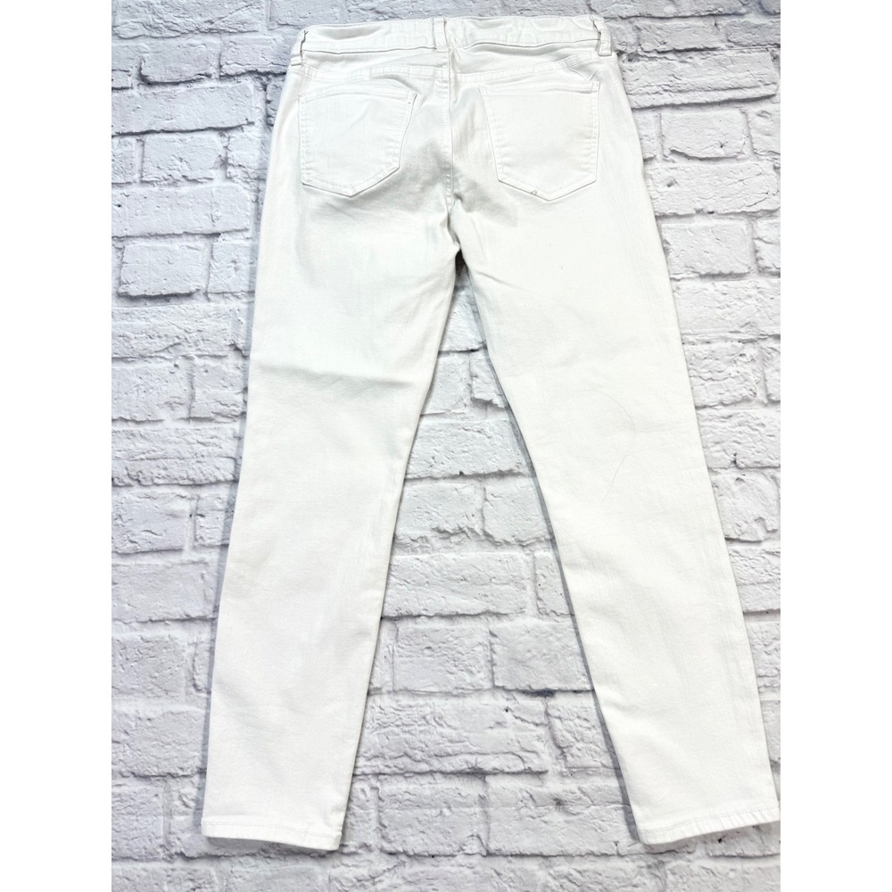 Pistola Jeans Womens 28 White Excellent Tapered Stretch Denim P6822FTN-SLO - Picture 2 of 7